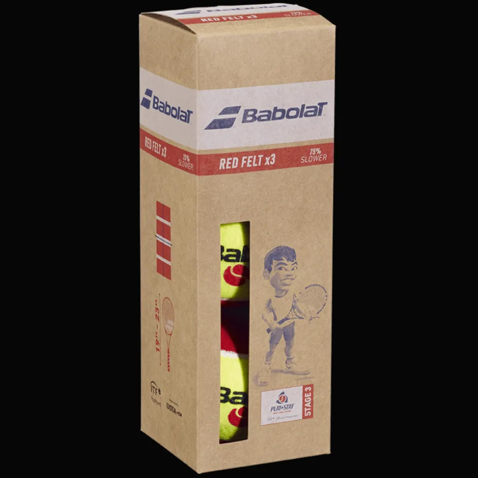 Babolat Red Felt x3> Ballen