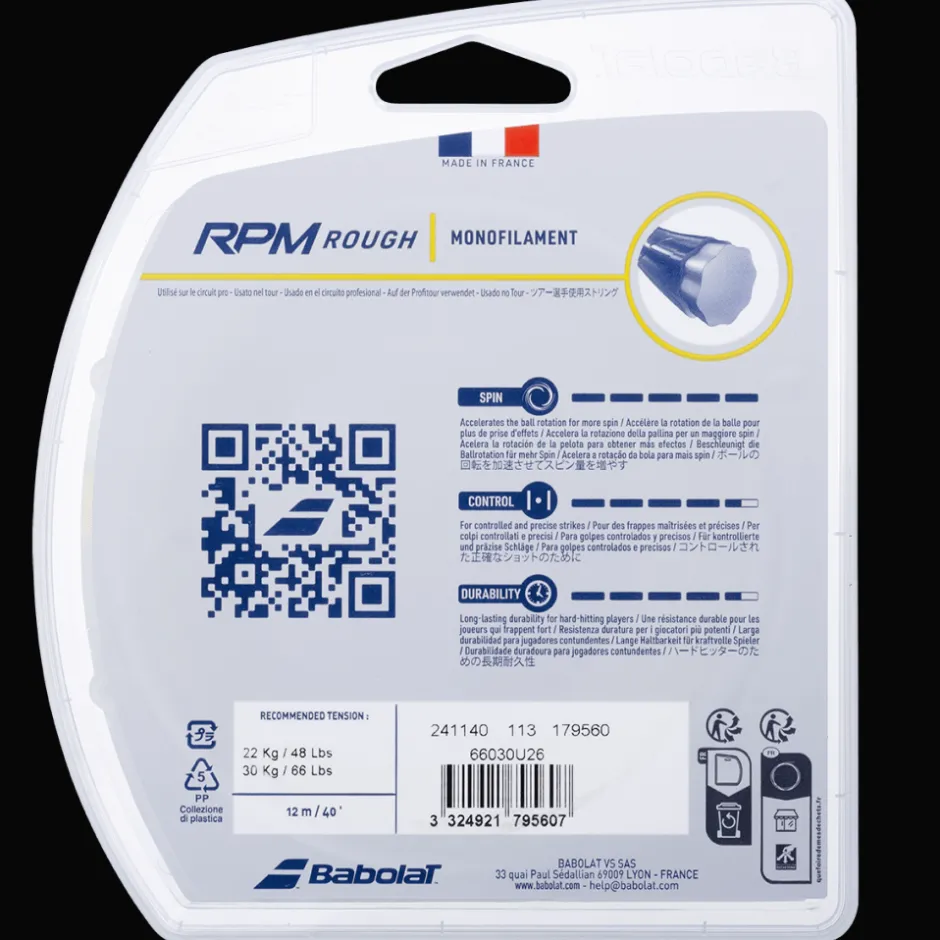 Babolat RPM Rough 12M> Monofilament